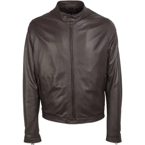 Motorcycle Jacket , male, Sizes: M - Tagliatore - Modalova