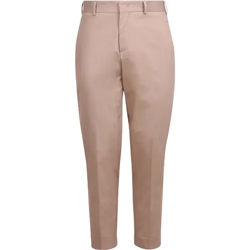 Cropped tapered-leg trousers , male, Sizes: L, 2XL - PT Torino - Modalova