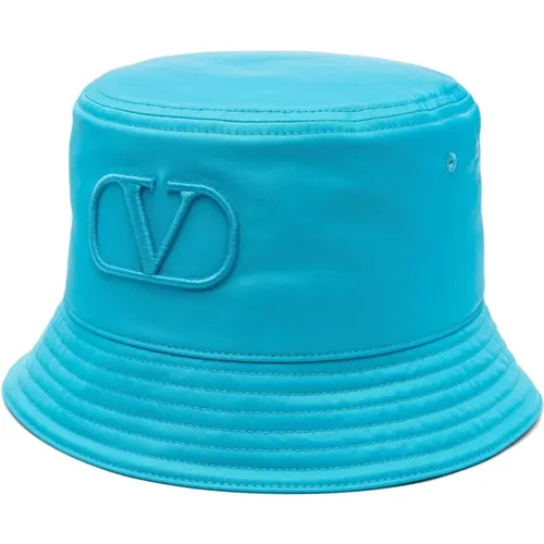 Clear Bucket Hat with VLogo , male, Sizes: 58 CM, 59 CM - Valentino Garavani - Modalova