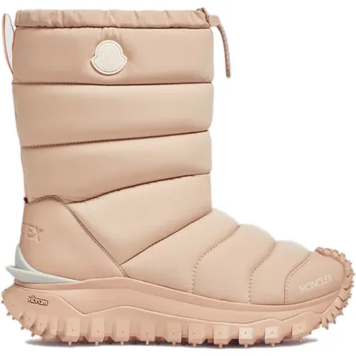 Rosa Winterstiefel für Frauen , Damen, Größe: 40 EU - Moncler - Modalova