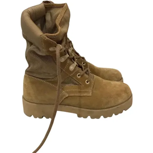 Pre-owned Suede boots , female, Sizes: 4 1/2 UK - Celine Vintage - Modalova