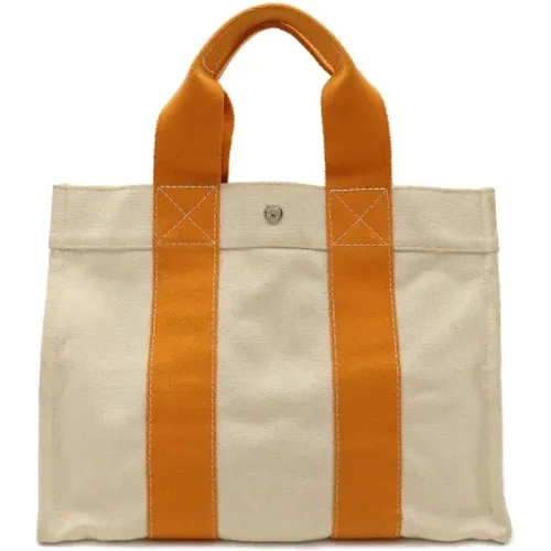 Pre-owned Canvas schultertasche - Hermès Vintage - Modalova