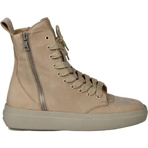 Nubukleder High-Top Sneakers , Herren, Größe: 43 EU - REPRESENT - Modalova