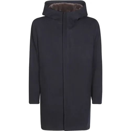 Hooded Parka Jacket , male, Sizes: L - Gimo's - Modalova