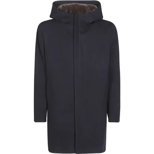 Hooded Parka Jacket , male, Sizes: XL, L - Gimo's - Modalova