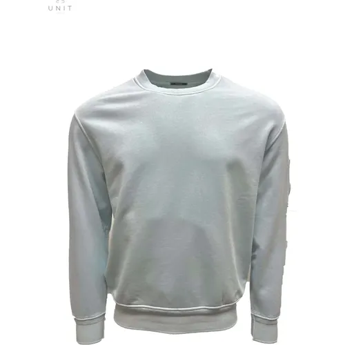 Diagonal Resist Dyed Sweatshirt, starlight , Herren, Größe: L - C.P. Company - Modalova