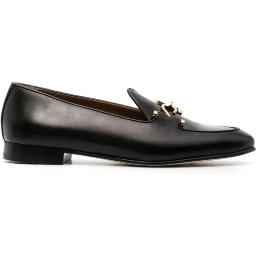 Leather Comporta Loafers , male, Sizes: 8 1/2 UK - Edhèn Milano - Modalova