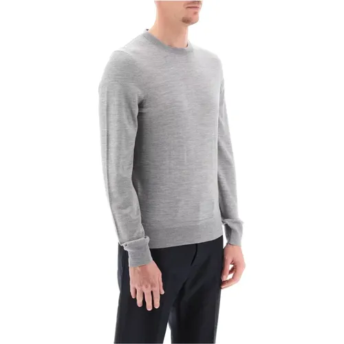 Light Wool Crew-neck Sweater , male, Sizes: M - Tom Ford - Modalova