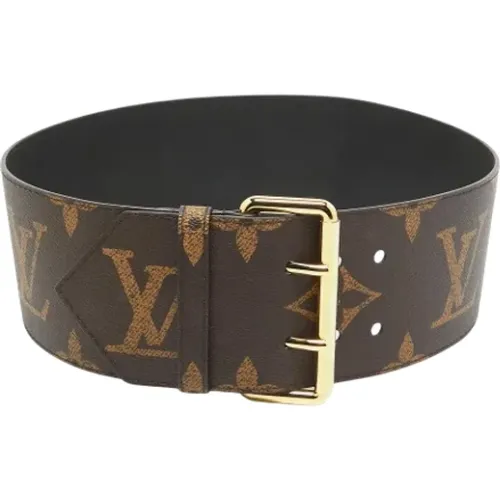 Pre-owned Canvas belts , female, Sizes: ONE SIZE - Louis Vuitton Vintage - Modalova