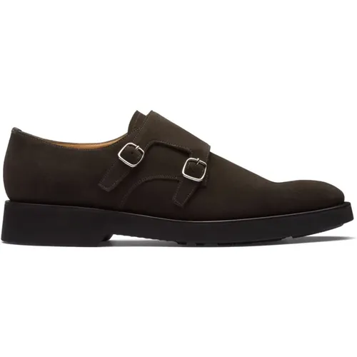 Braune Wildleder Doppel-Monkstrap-Schuhe - Church's - Modalova