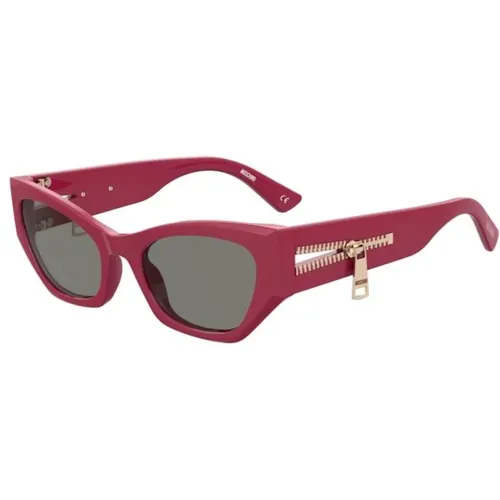 Stilvolle Sonnenbrille für UV-Schutz , Damen, Größe: 55 MM - Moschino - Modalova