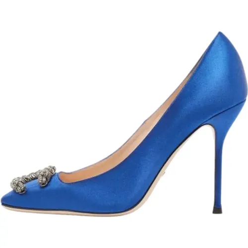 Pre-owned Satin heels , female, Sizes: 6 UK - Gucci Vintage - Modalova