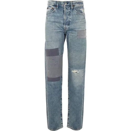 Damen Jeans mit Patches , Damen, Größe: W28 - Ralph Lauren - Modalova