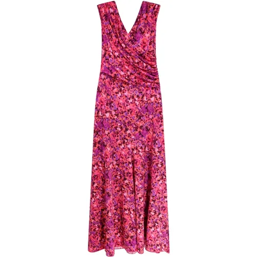 Womens Clothing Dress Pink Ss24 , female, Sizes: S, XS, L, M - Erika Cavallini - Modalova