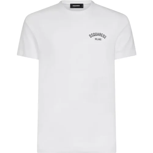 Stilvolles T-Shirt-Upgrade für Männer , Herren, Größe: L - Dsquared2 - Modalova