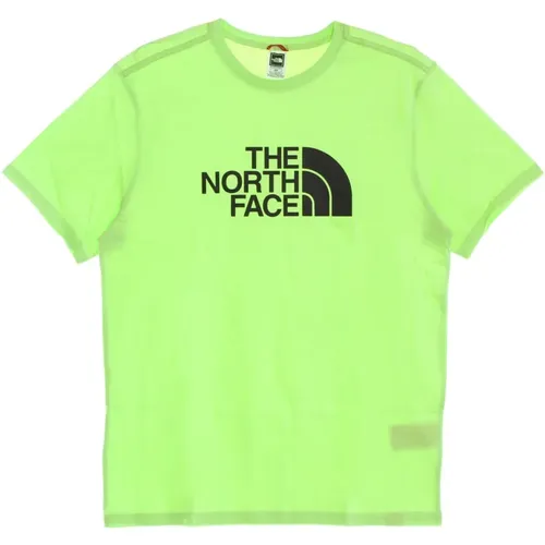 Scharfes Grünes Streetwear Tee , Herren, Größe: XL - The North Face - Modalova