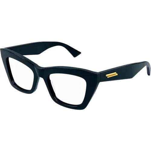 Fashion Glasses Bv1215O Black , female, Sizes: 50 MM - Bottega Veneta - Modalova