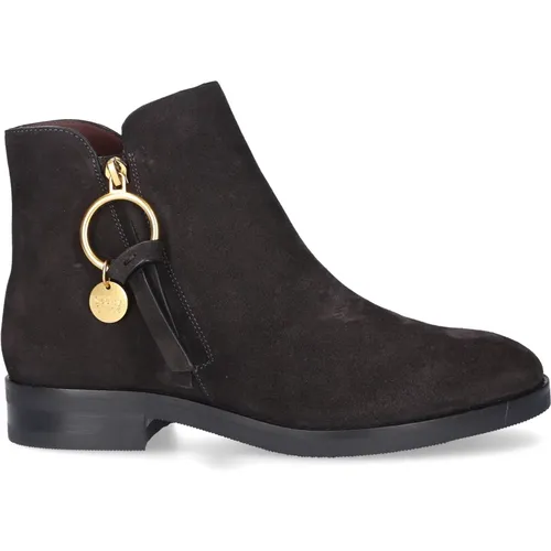 Sb331 Suede Ankle Boots , female, Sizes: 4 UK - See by Chloé - Modalova