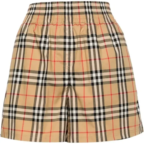 Vintage Check Shorts , female, Sizes: 3XS - Burberry - Modalova