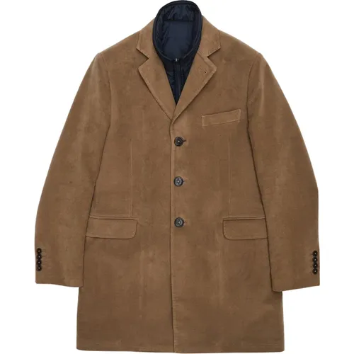 Cotton Corduroy Coat , male, Sizes: XL, 2XL - Fay - Modalova