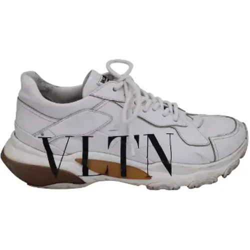 Pre-owned Leather sneakers , female, Sizes: 6 1/2 UK - Valentino Vintage - Modalova