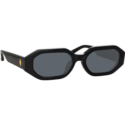 X Linda Farrow Irene Sunglasses , unisex, Sizes: 54 MM - The Attico - Modalova