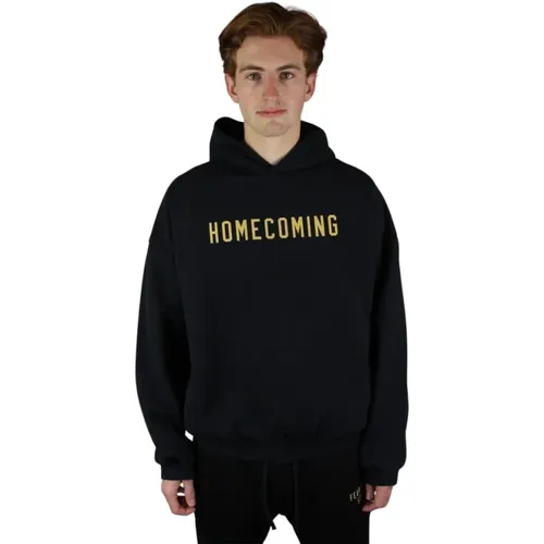 Schwarzer Homecoming Fleece Hoodie , Herren, Größe: XL - Fear Of God - Modalova