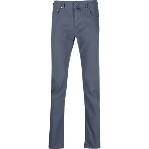 Slim-Fit Bard Blended Cotton Pants , male, Sizes: W33 - Jacob Cohën - Modalova