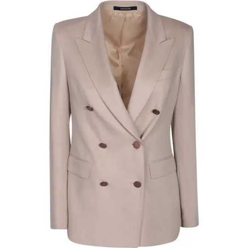 Elegante Weiße Jacke für Frauen - Tagliatore - Modalova