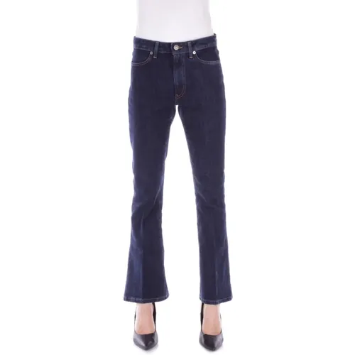 Denim Hose mit Logo hinten , Damen, Größe: W32 - Dondup - Modalova