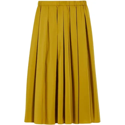 A-Line Taffeta Maxi Skirt , female, Sizes: XS, M, S, 2XS - Max Mara - Modalova