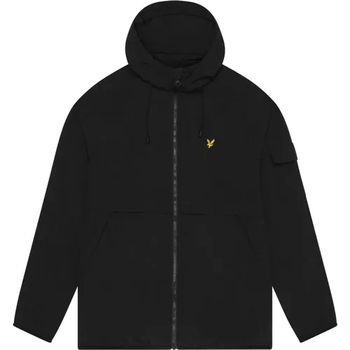 Kapuzen-Windjacke , Herren, Größe: 2XL - Lyle & Scott - Modalova