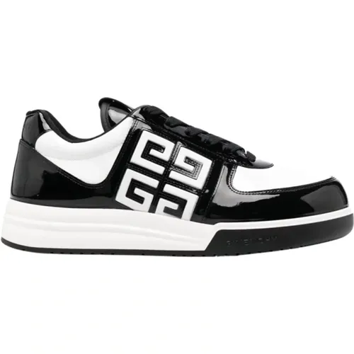 Patent G4 Low Sneakers in Black , male, Sizes: 7 UK, 8 1/2 UK, 8 UK, 10 UK, 9 UK - Givenchy - Modalova