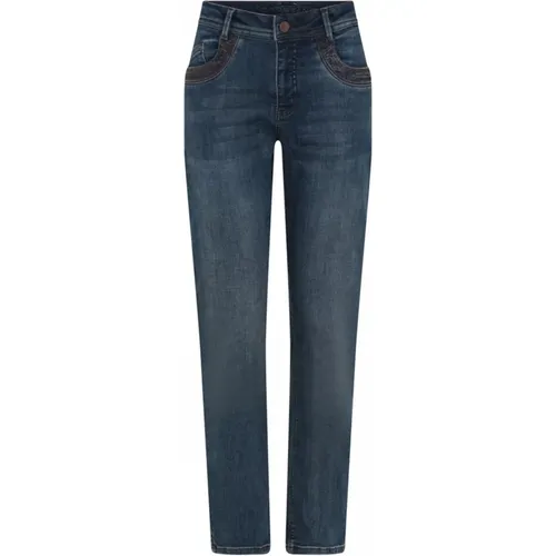 Gerades Jeans , Damen, Größe: XL - C.Ro - Modalova