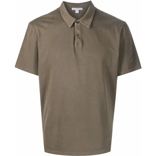USA Made T-shirts and Polo Shirt , male, Sizes: XL - James Perse - Modalova