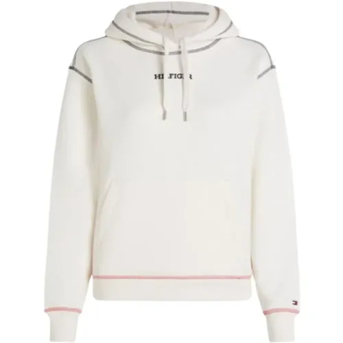 Moderne Gestreifte Kapuzenpullover für Frauen - Tommy Hilfiger - Modalova