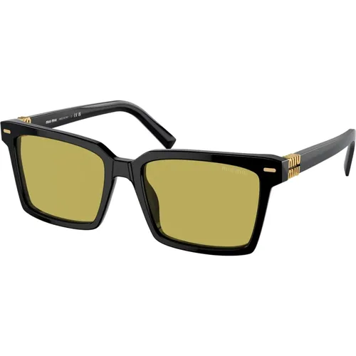 Stylische Sonnenbrille in Farbe 16K07O,Stylische Sonnenbrille in verschiedenen Farben,Stylische Sonnenbrille Vau01T - Miu Miu - Modalova