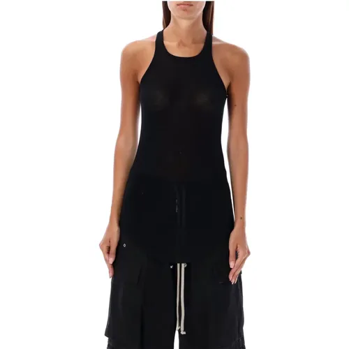 Rib Tank Top Aw24 , female, Sizes: S, XS - Rick Owens - Modalova