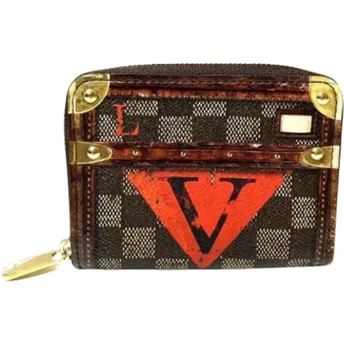 Pre-owned Canvas wallets , female, Sizes: ONE SIZE - Louis Vuitton Vintage - Modalova