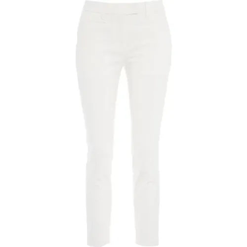 Skinny Jeans mit Logo Details , Damen, Größe: W32 - Dondup - Modalova