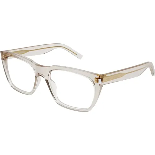 Elegante Brillen , Herren, Größe: 56 MM - Saint Laurent - Modalova