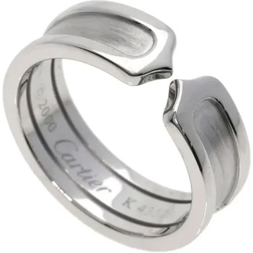 Pre-owned White Gold rings , female, Sizes: ONE SIZE - Cartier Vintage - Modalova