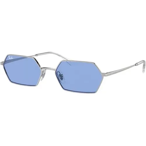 Rb3728 Blau Silber Sonnenbrille,Silber Blaue Aviator Sonnenbrille - Ray-Ban - Modalova