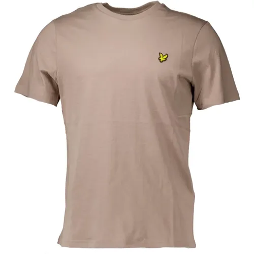 Taupe T-shirt Ts400Vog , Herren, Größe: S - Lyle & Scott - Modalova