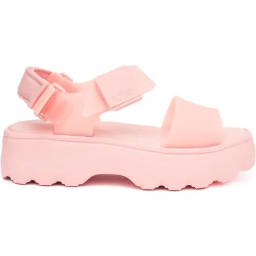 Rosa Flatform Sandalen Kick Off AD , Damen, Größe: 37 EU - Melissa - Modalova