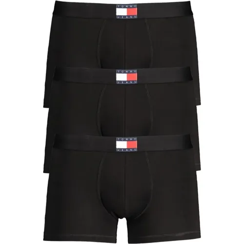 Schwarze Baumwoll-Boxershorts-Packung - Tommy Hilfiger - Modalova