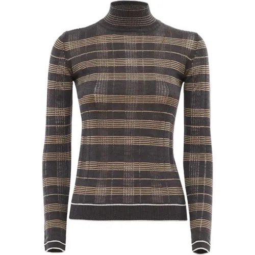 Tartan Wool Dolcevita , female, Sizes: M, S - Durazzi Milano - Modalova