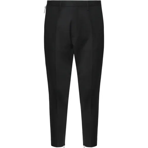 Wool Blend Snug Fit Trousers , male, Sizes: XL, M, S - Dsquared2 - Modalova