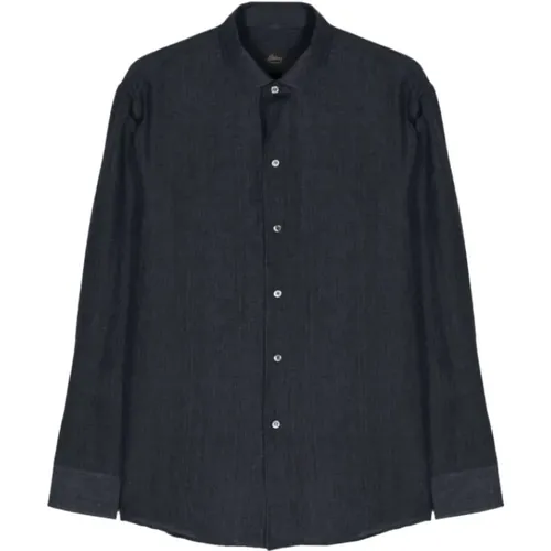 Midnight Linen Shirt , female, Sizes: M, L, XL - Brioni - Modalova