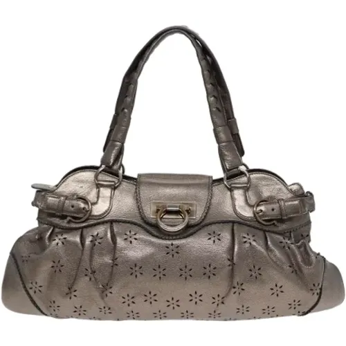 Pre-owned Leather shoulder-bags , female, Sizes: ONE SIZE - Salvatore Ferragamo Pre-owned - Modalova